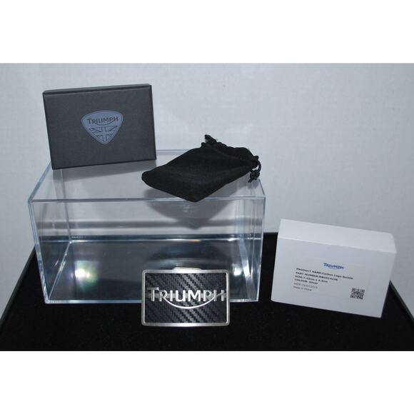NIB Triumph Motorcycles Belt Buckle - Picture 4 of 5